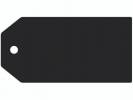 Manillam&aelig;rke Avery sort t/kridt 80x40mm 4stk/pak