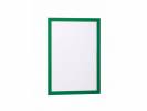 Skilt DURAFRAME® selvklæbende A4 m/grøn ramme 2stk/pak