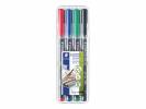 OHP-pen Lumocolor ass S 0,4mm 313WP-4 permanent