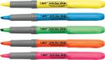 Tekstmarker Bic brite liner Grip bl&aring;