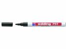 Paint marker Edding 751 permanent sort rund spids 1-2mm