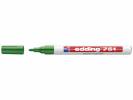 Paint marker Edding 751 permanent grøn rund spids 1-2mm