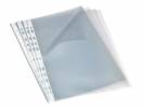Plastlommer A4 &aring;ben top/ venstre side 0,09mm 100stk/pak