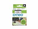 Labeltape DYMO D1 43613 S0720780 6mmx7m sort p&aring; hvid