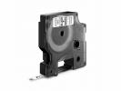 Labeltape DYMO D1 43613 S0720780 6mmx7m sort p&aring; hvid