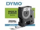 Labeltape DYMO D1 40913 S0720680 9mmx7m sort p&aring; hvid