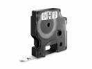 Labeltape DYMO D1 40913 S0720680 9mmx7m sort p&aring; hvid