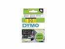 Labeltape DYMO D1 40918 S0720730 9mmx7m sort p&aring; gul