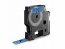 Labeltape DYMO D1 45016 S0720560 12mmx7m sort p&aring; bl&aring;