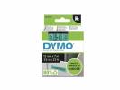 Labeltape DYMO D1 45019 S0720590 12mmx7m sort p&aring; gr&oslash;n