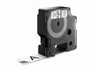 Labeltape DYMO D1 45803 S0720830 19mmx7m sort p&aring; hvid