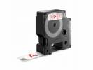 Labeltape DYMO D1 45805 S0720850 19mmx7m r&oslash;d p&aring; hvid