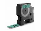 Labeltape DYMO D1 45809 S0720890 19mmx7m sort p&aring; gr&oslash;n