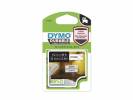 Labeltape DYMO D1 durable ekstra st&aelig;rk 12mmx5,5m sort p&aring; hvid