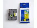 Labeltape Brother TZe631 12mmx8m sort p&aring; gul lamineret