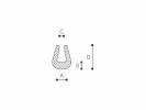 PE-profil Nomapack U 8-12mm 550m/stk