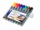 Marker STAEDTLER Lumocolor ass. 2mm rund spids 8stk/s&aelig;t