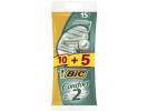 Engangsskraber BIC Comfort 2 10+5stk/pak