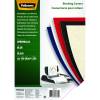 Kartonforside Fellowes A4 250g bl&aring; Cromolux 100stk/pak