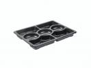 Plastplatte Selection Zen 7 rum sort 320x250x33mm 120stk/pak