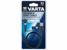 Oplader/datakabel Varta 2in1 Micro USB & Lightning
