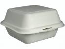 Take away boks sukkerr&oslash;r 153x147x82mm hvid m/l&aring;g 50stk/pak