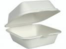 Take away boks sukkerr&oslash;r 153x147x82mm hvid m/l&aring;g 50stk/pak
