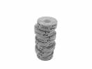 Etiket Meto 22x12mm hvid permanent lim 2 1500stk/rul