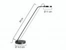 Bordlampe Unilux Illusia LED sort