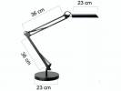 Bordlampe Unilux Swingo LED sort