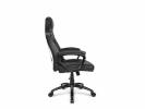 Kontorstol Extreme L33T PU sort Gaming Mid Level