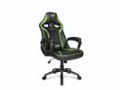 Kontorstol Extreme L33T PU gr&oslash;n/sort Gaming Mid Level