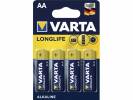 Batteri Varta Longlife AA 4st/pak Blister