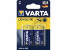 Batteri Varta Longlife C 2st/pak Blister