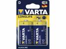 Batteri Varta Longlife D 2st/pak Blister