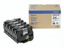 Labeltape Brother HGe-151V5 24mmx8m sort p&aring; klar 5stk/pak
