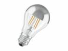 P&aelig;re Osram LED standard 51W/827 E27 filament klar topforspejlet s&oslash;lv