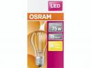 P&aelig;re Osram LED Star standard 75W/827 E27 klar