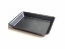 Skumbakke sort m/sug 320x235x44mm 270stk/pak