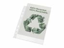 Plastlomme Esselte Recycled A4 100my m. pr&aelig;g 50stk/pak
