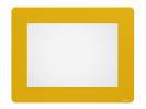 Gulvmarkering vindue A4 gul aftagelig 10stk/pak 