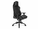 Kontorstol E-sport L33T PU sort Gaming Pro Level