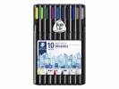 Multis&aelig;t Staedtler Triplus Pens to Go 10 dele