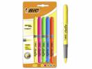 Tekstmarker Bic brite liner Grip ass. 5 stk/pak