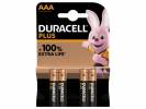 Batteri Duracell Plus Power AAA 4stk/pak 