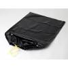 Affaldssække m/snoretræk plastik sort 700x1100mm Luksus 