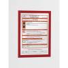 Duraframe® a4 Selvklæbende informationsramme A4 rød 2 stk/pose