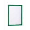 Skilt DURAFRAME® selvklæbende A4 m/grøn ramme 2stk/pak 
