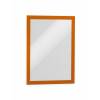 Skilt DURAFRAME® selvklæbende A4 m/orange ramme 2stk/pak 