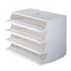 Brevbakker Twin Panorama hvid 2100-2 4bakker/stk